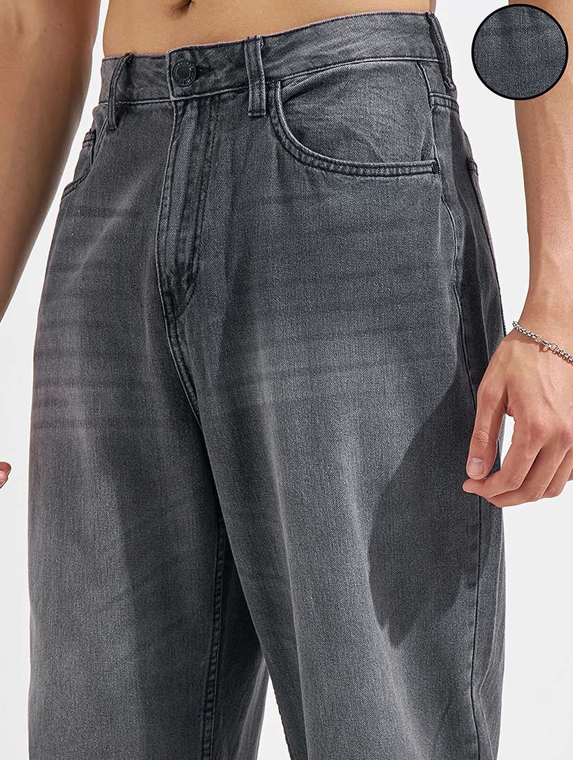 men washed mid rise jeans  - 22469131 -  Standard Image - 1