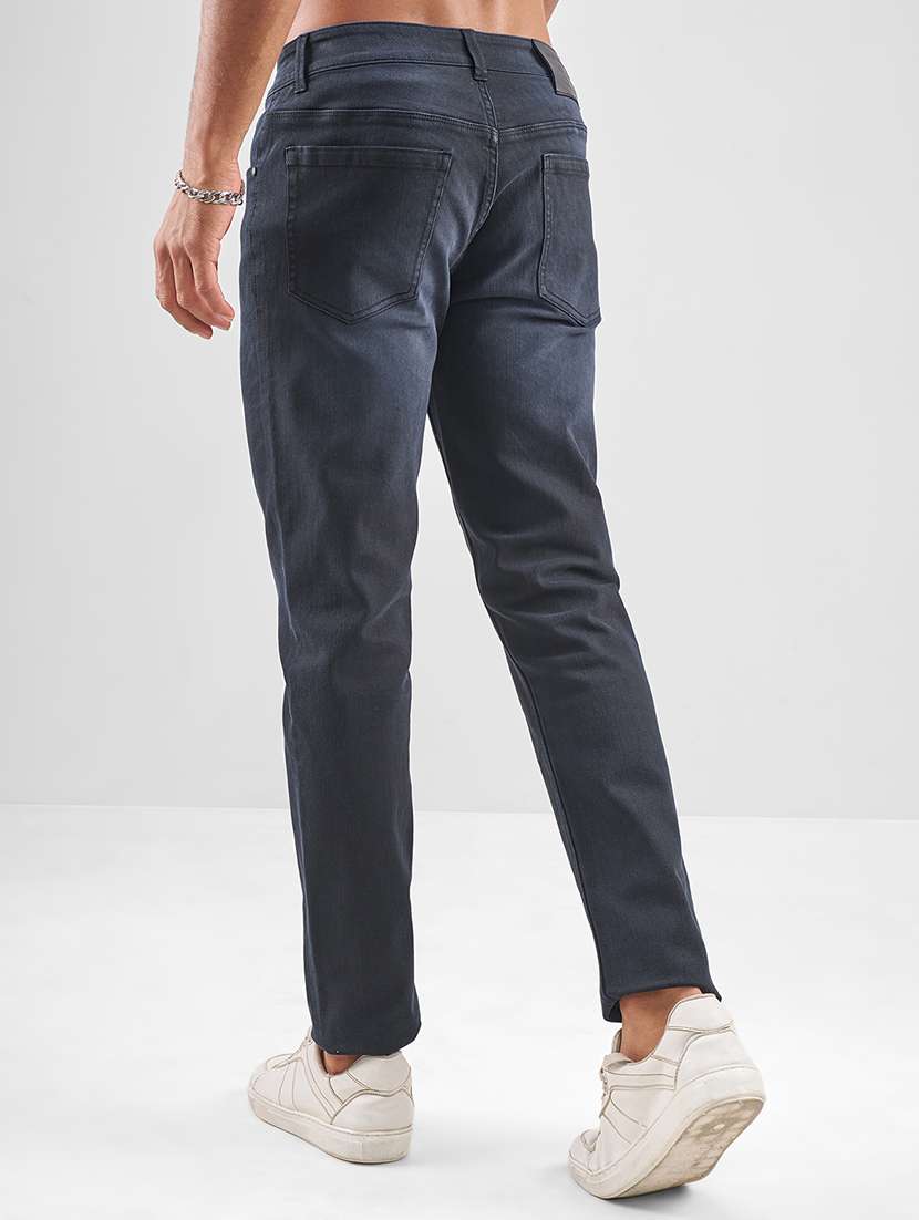 men solid mid rise slim fit jean - 22469138 -  Standard Image - 4