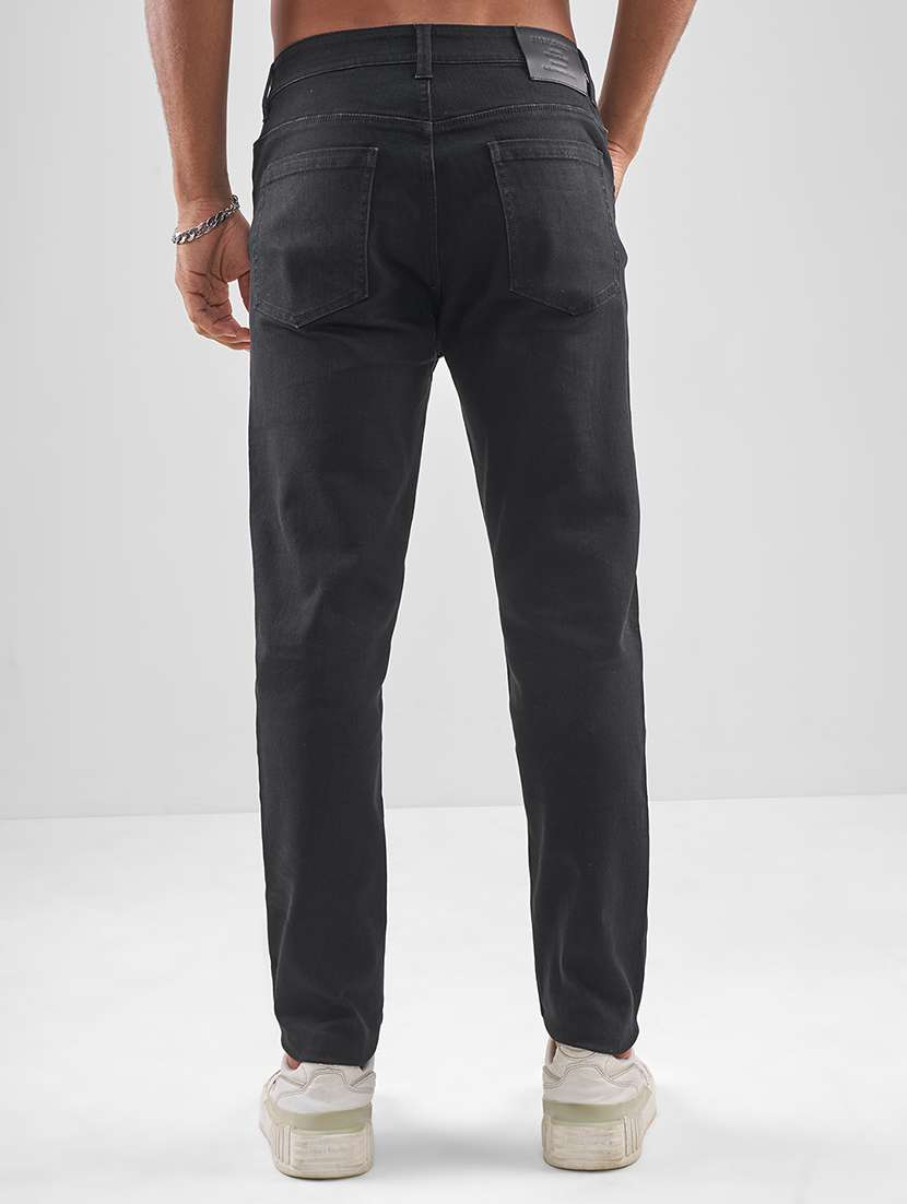 men solid mid rise slim fit jean - 22469140 -  Standard Image - 4