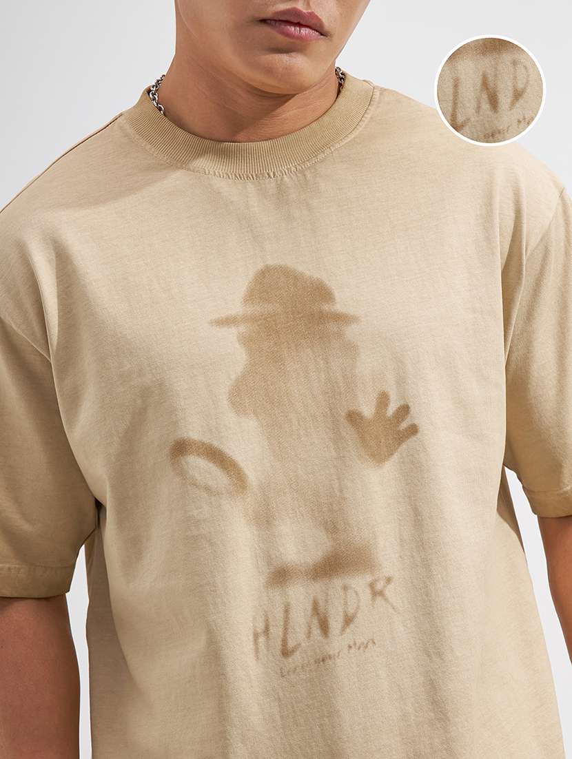 men printed short sleeve t-shirt - 22469217 -  Standard Image - 1