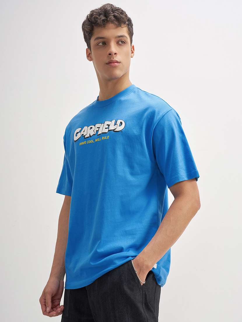 men printed polo neck t-shirt - 22469229 -  Standard Image - 4