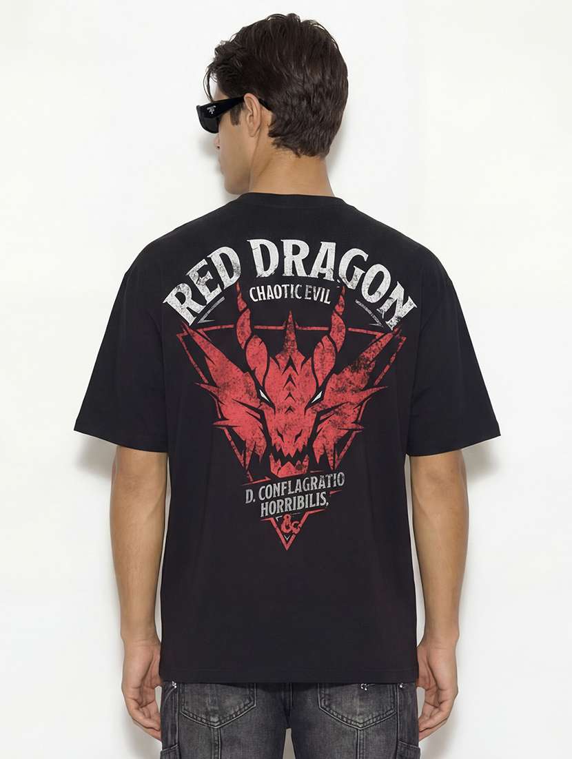 men black cotton blend plain t-shirt - 22469236 -  Standard Image - 1