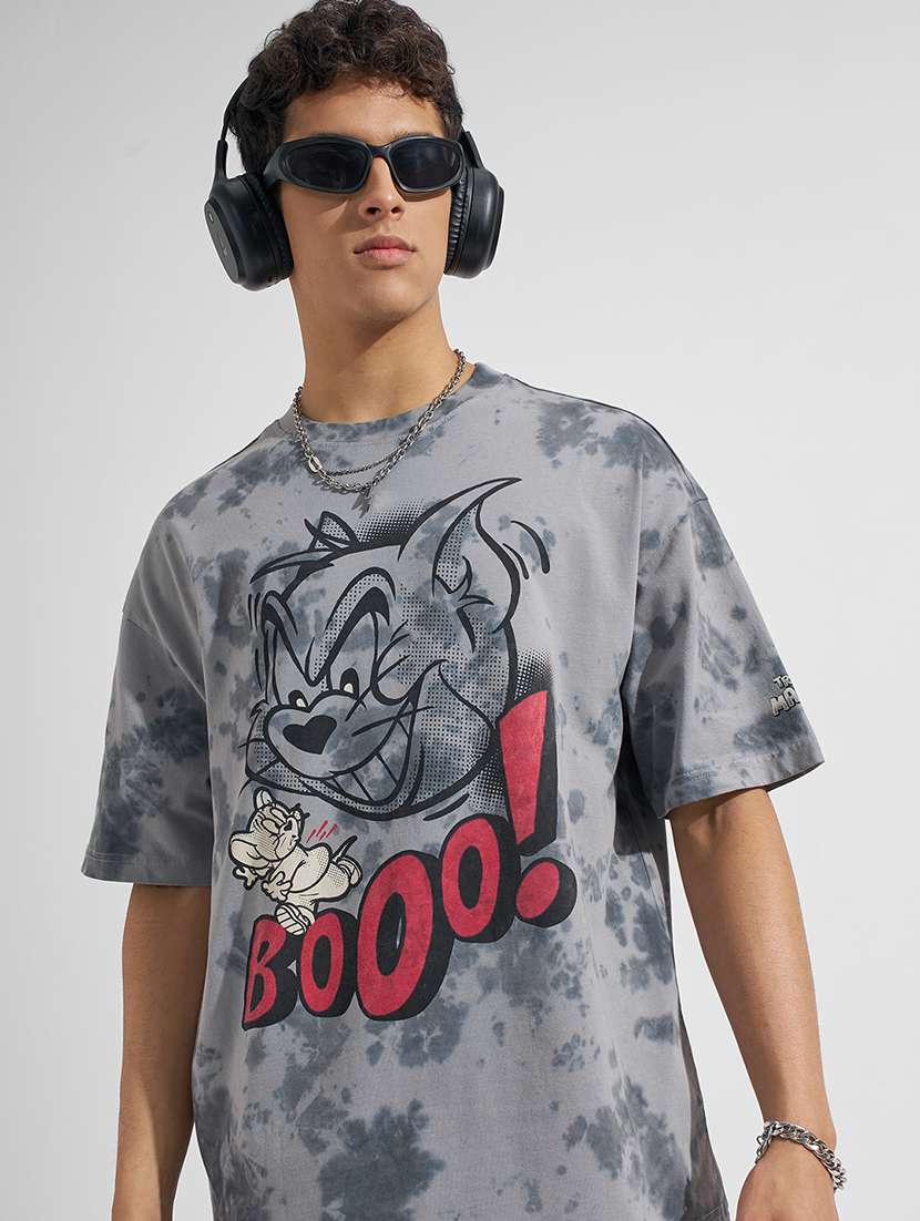 men printed short sleeve t-shirt