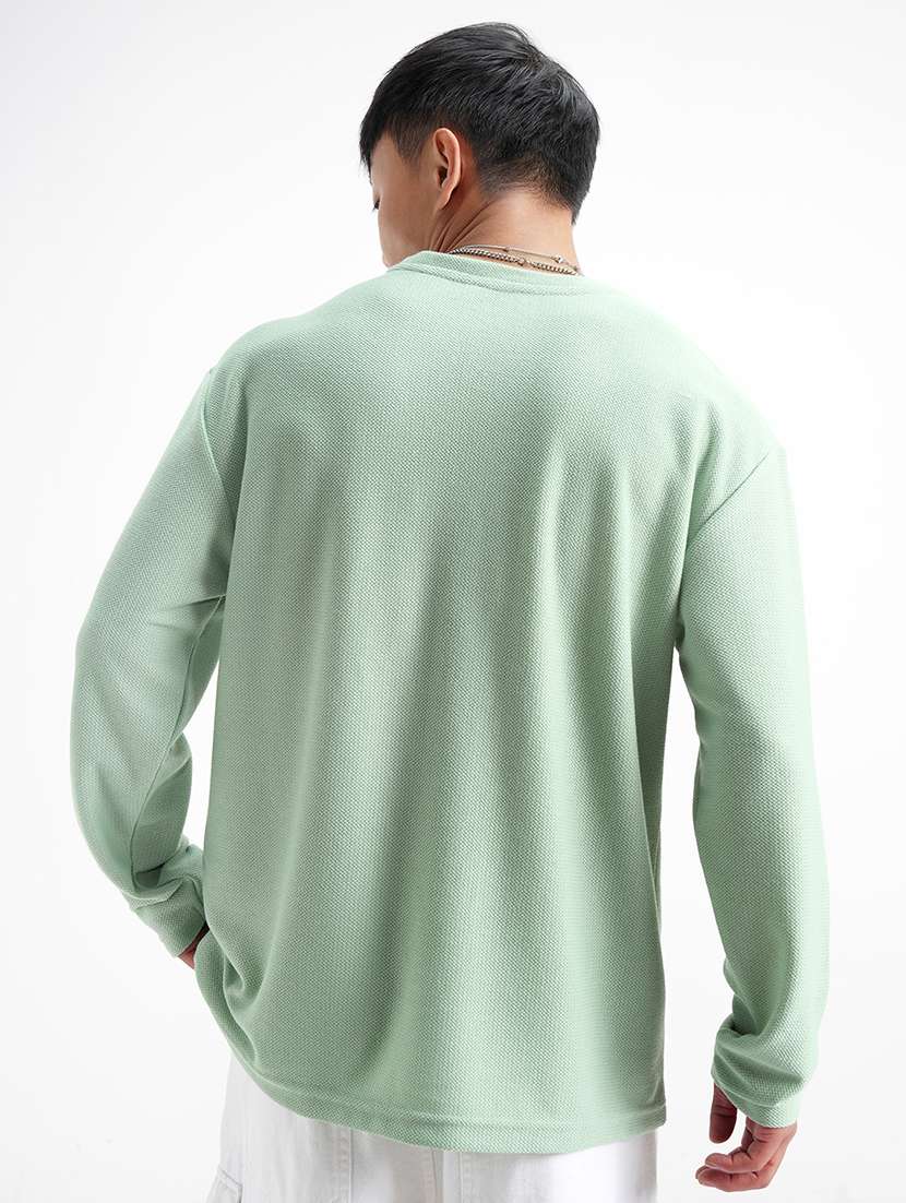 men solid long sleeve relaxed fit t-shirt - 22469358 -  Standard Image - 4