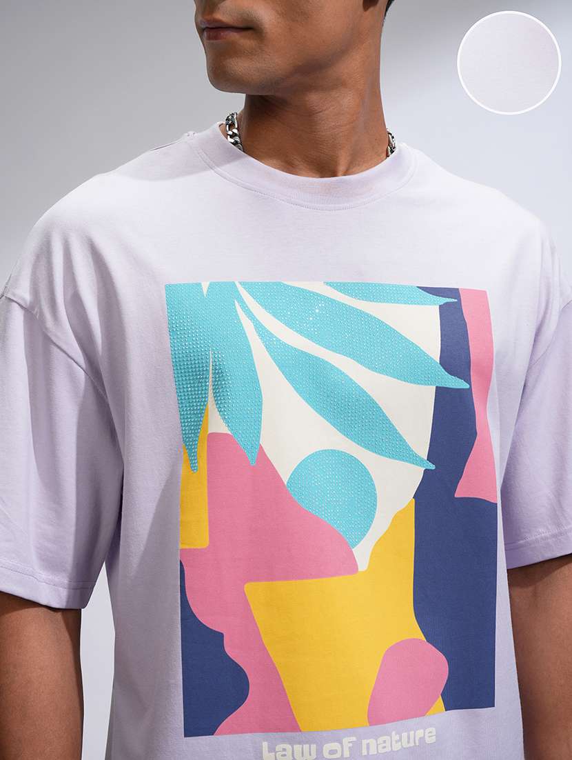 men printed short sleeve t-shirt - 22469438 -  Standard Image - 1
