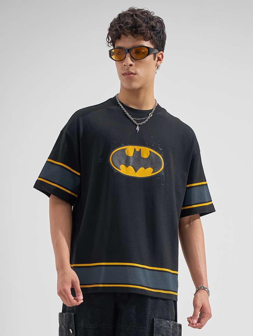 men black cotton plain t-shirt - 22469441 -  Standard Image - 1