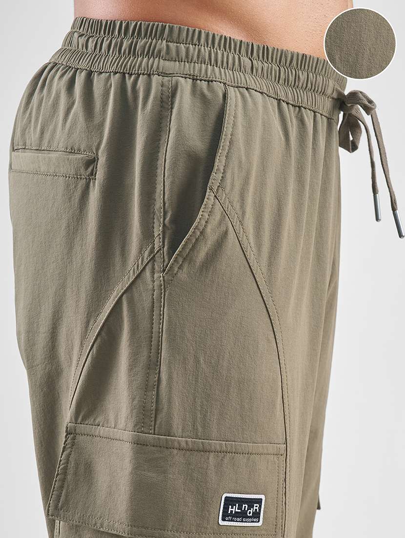 men blue nylon casual trouser - 22469562 -  Standard Image - 1