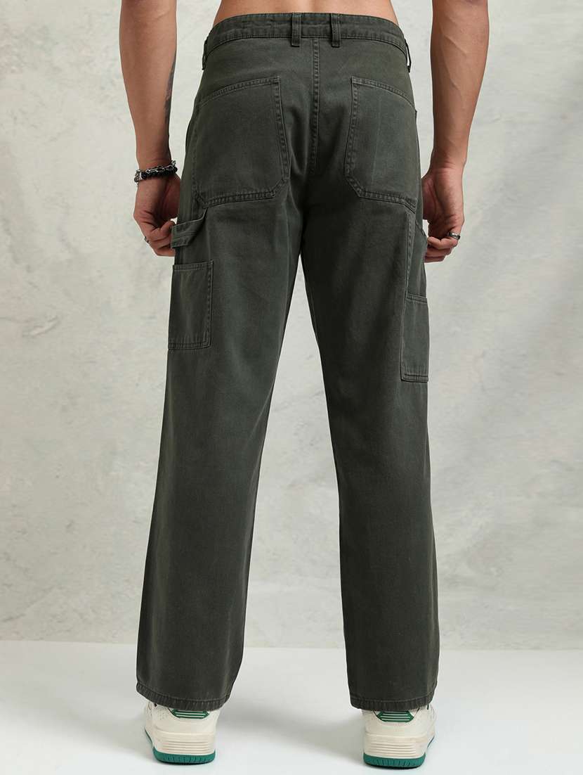 men cotton pleated casual trouser - 22469602 -  Standard Image - 4