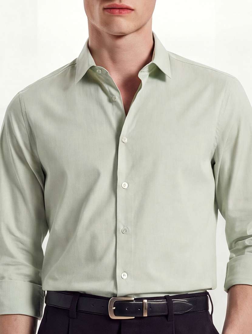 Men Collared Long Sleeve Casual Shirt - 22469661 -  Standard Image - 1