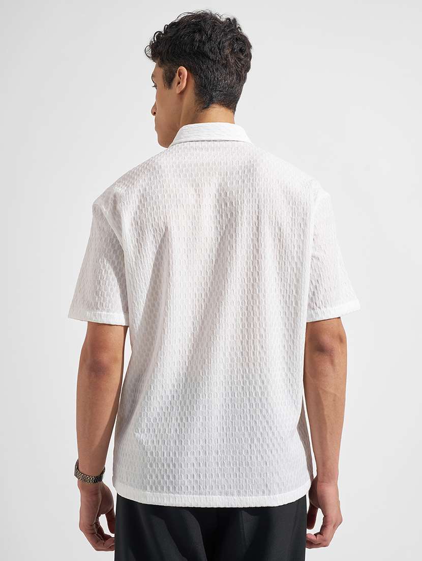 men collared short sleeve casual shirt - 22469686 -  Standard Image - 4