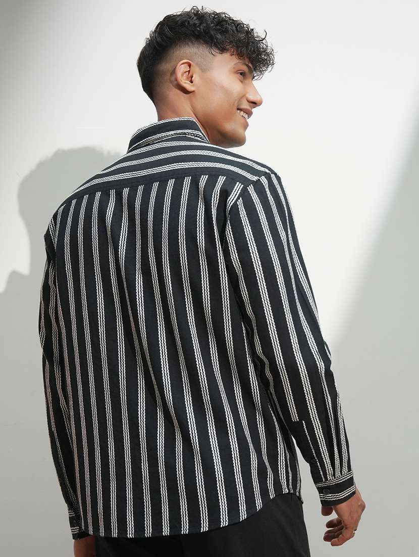 men collared long sleeve casual shirt - 22469744 -  Standard Image - 4
