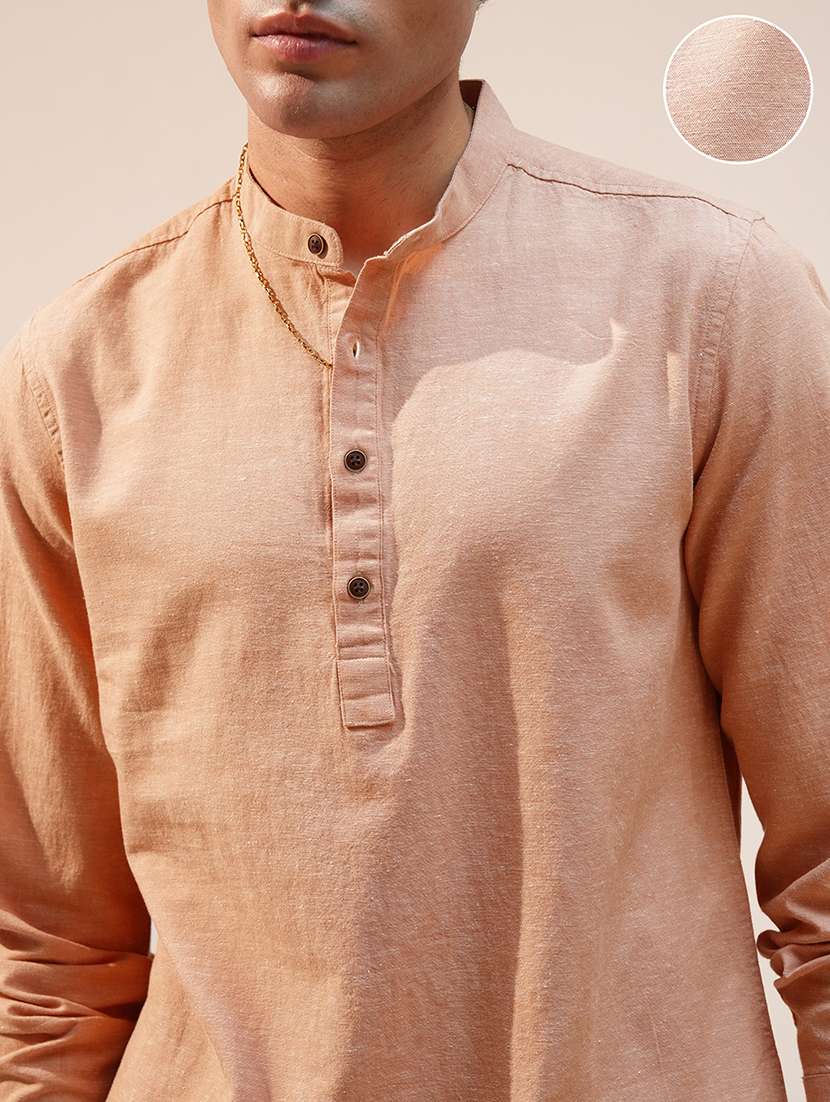 men solid long sleeve casual shirt - 22469764 -  Standard Image - 1