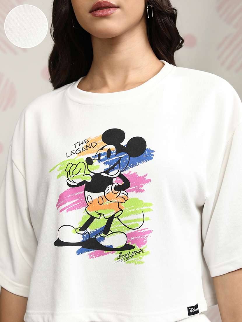 women white cotton printed top and shorts set - 22470668 -  Standard Image - 1