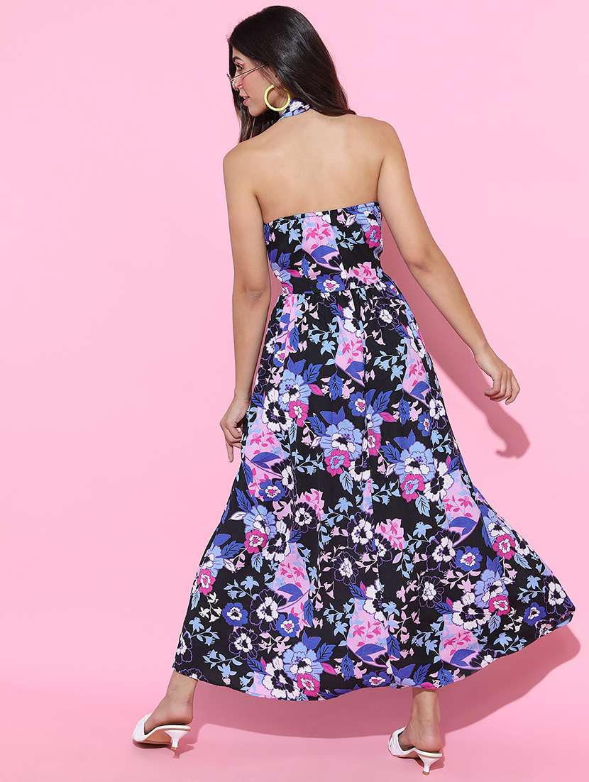 women multi polyester a-line dress - 22470775 -  Standard Image - 4