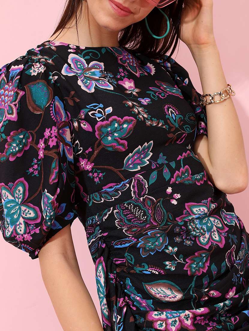 women black polyester sheath dress - 22470797 -  Standard Image - 1