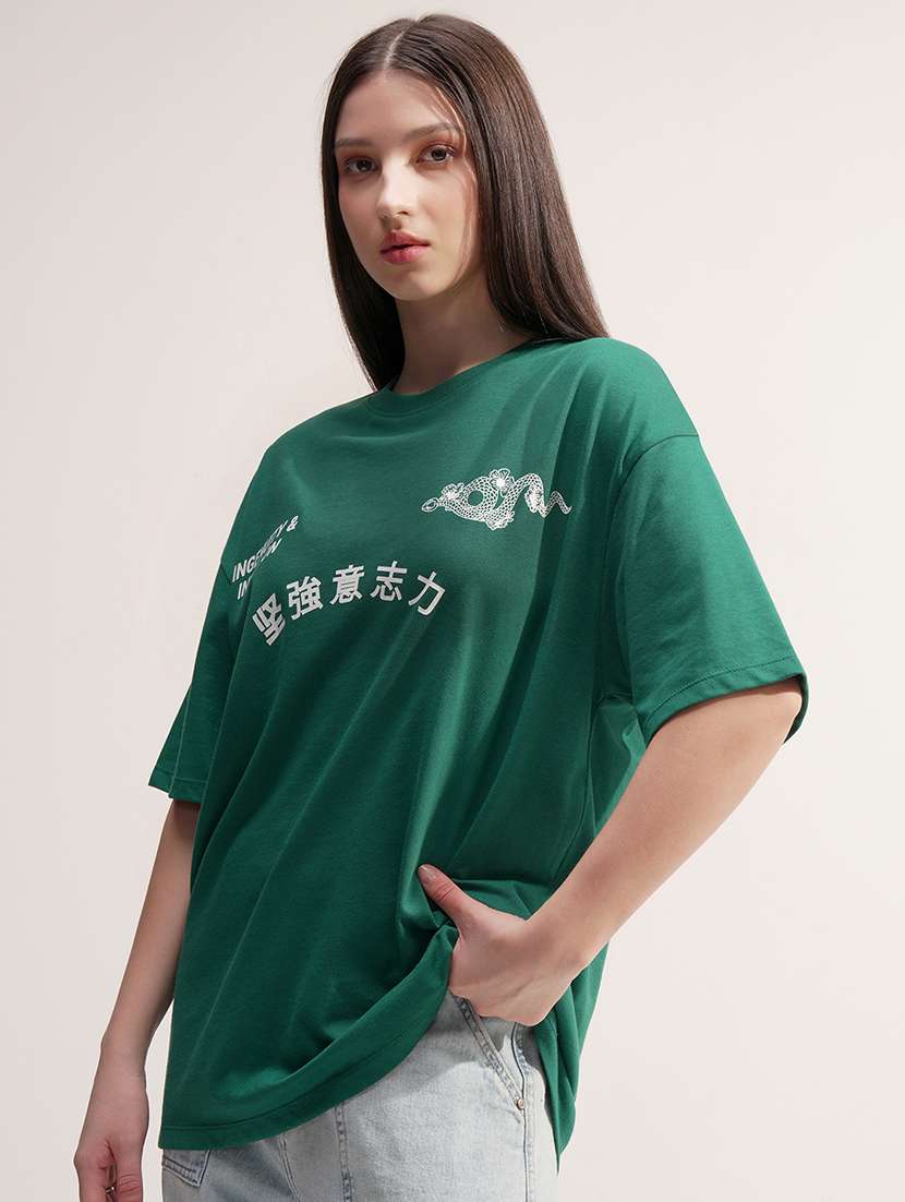 women printed short sleeve t-shirt - 22471114 -  Standard Image - 4
