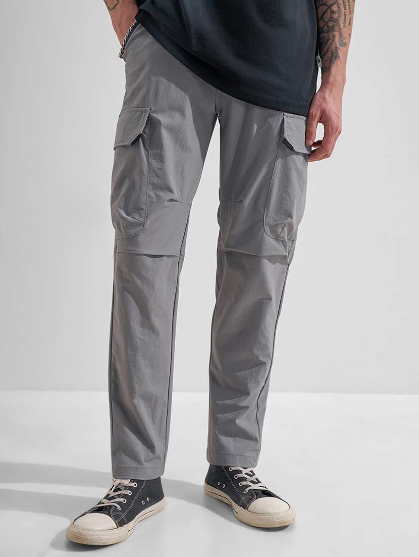 men nylon chinos casual trouser