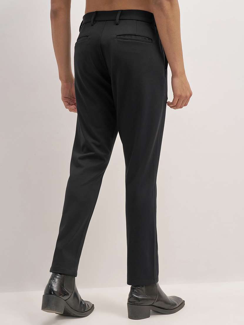 men black nylon chinos casual trouser - 22471304 -  Standard Image - 4