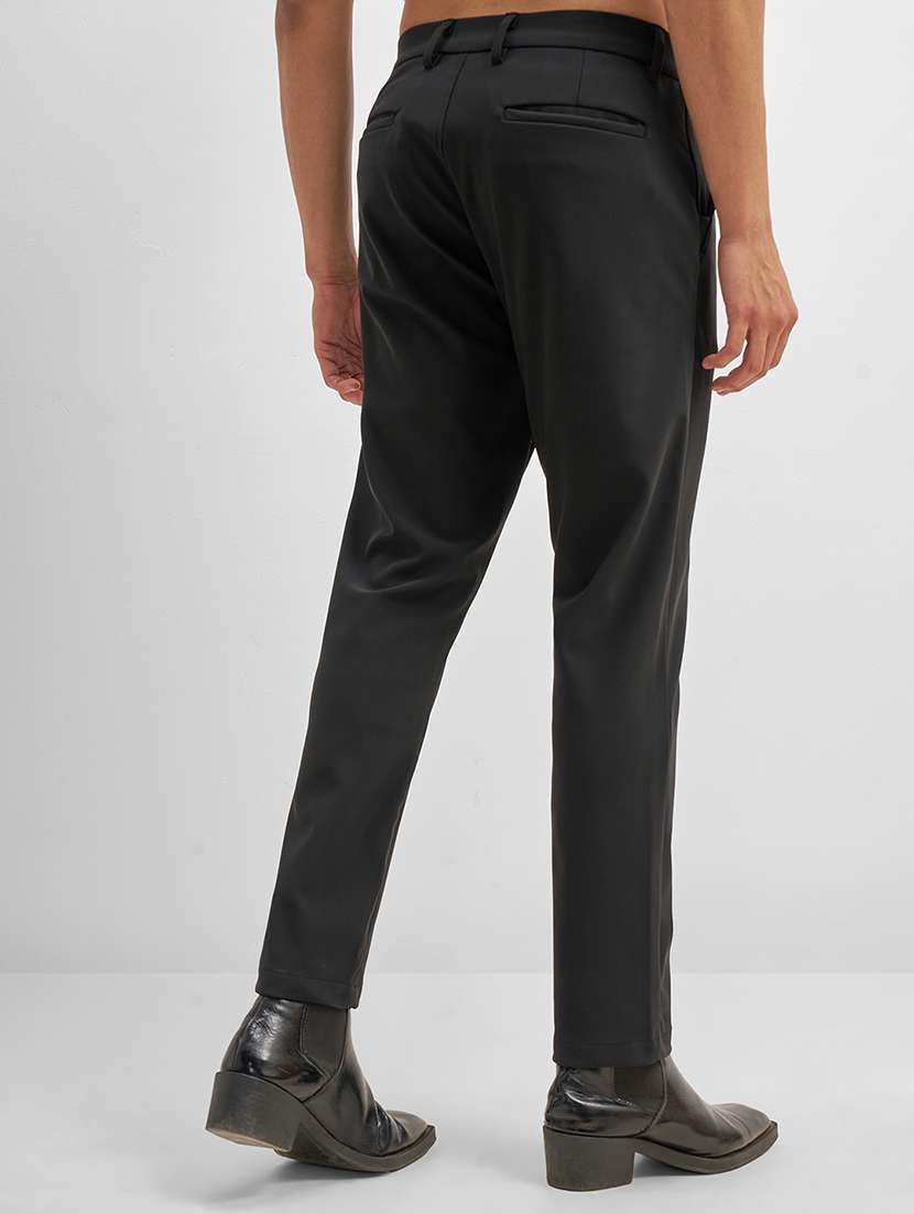 men black nylon chinos casual trouser - 22471312 -  Standard Image - 4