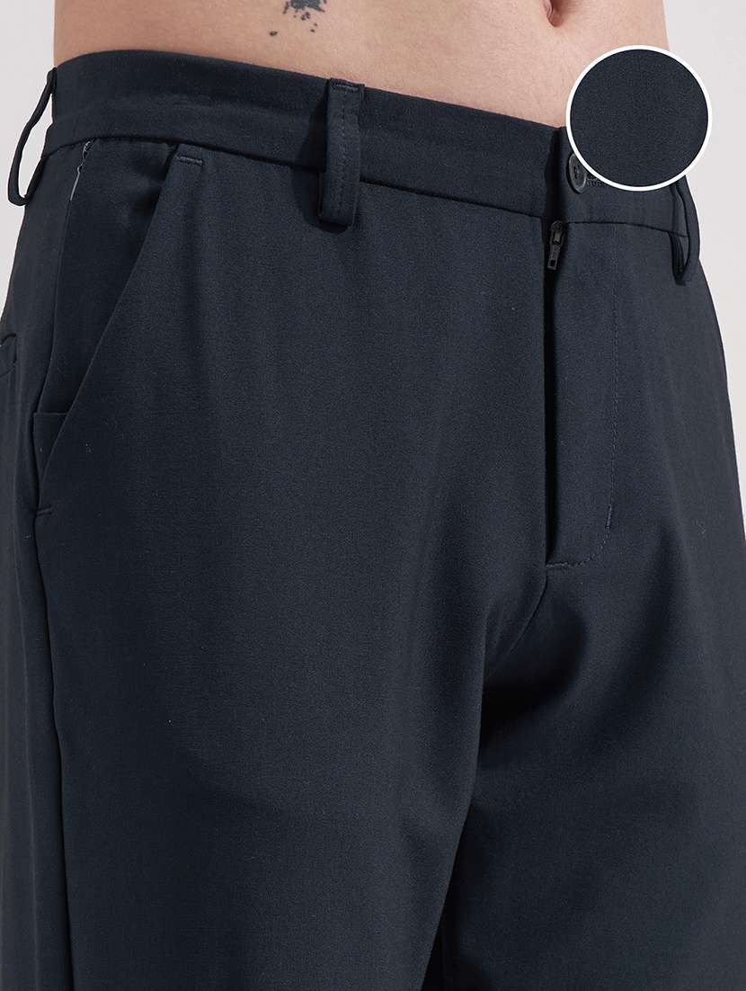 Men Polyester Chinos Casual Trouser - 22471323 -  Standard Image - 1