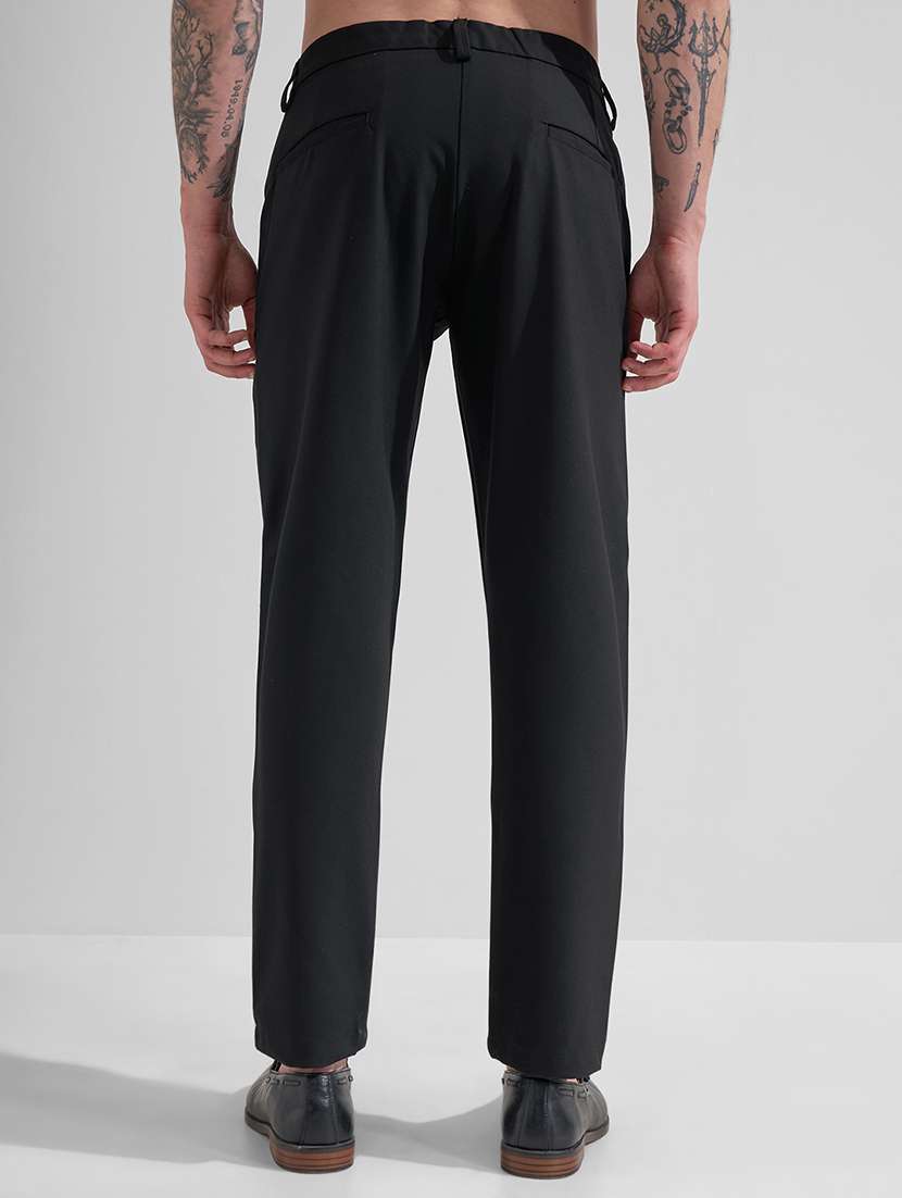 men polyester chinos casual trouser - 22471324 -  Standard Image - 4