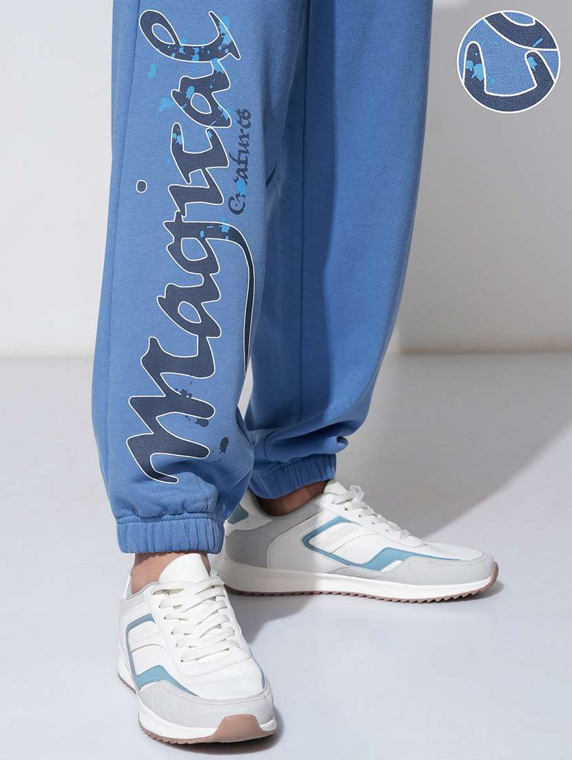 men blue cotton chinos casual trouser - 22471339 -  Standard Image - 4