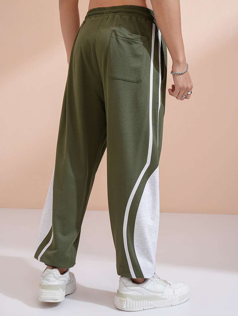 men olive cotton chinos casual trouser - 22471340 -  Standard Image - 4