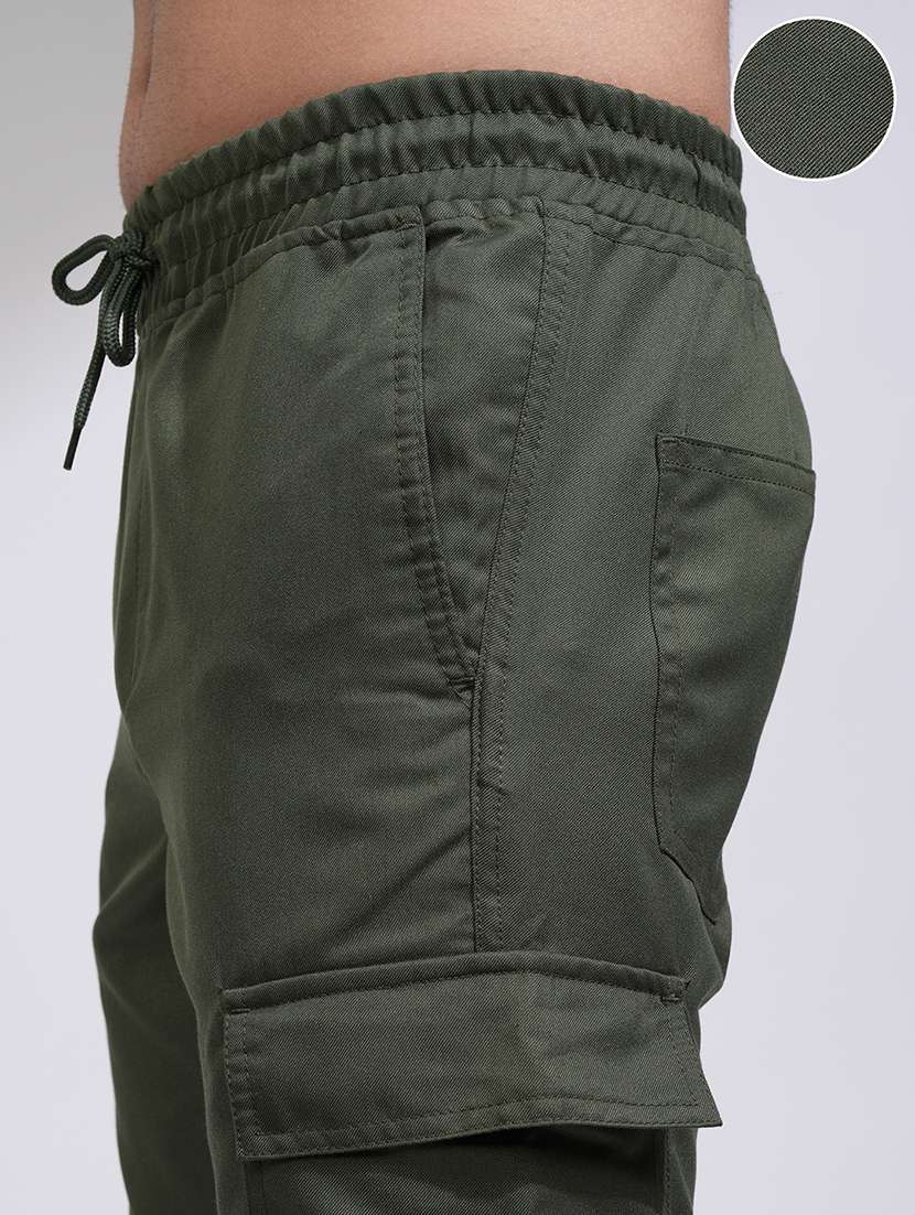 men polyester chinos casual trouser - 22471341 -  Standard Image - 1