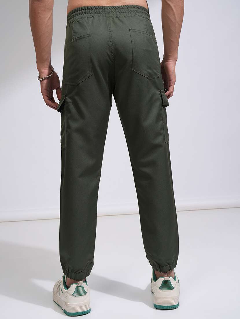 men polyester chinos casual trouser - 22471341 -  Standard Image - 4