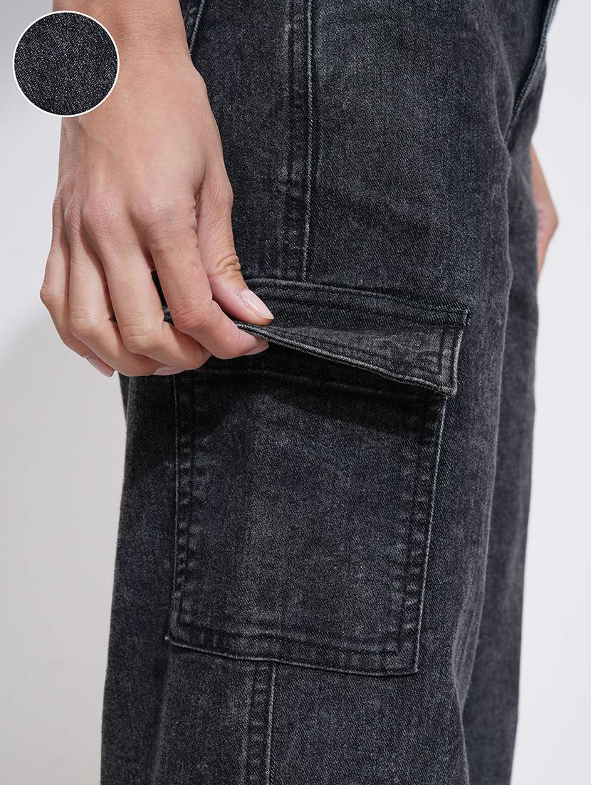 women black cotton jean - 22471369 -  Standard Image - 1