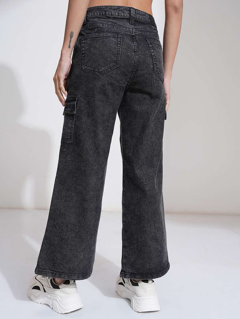 women black cotton jean - 22471369 -  Standard Image - 4