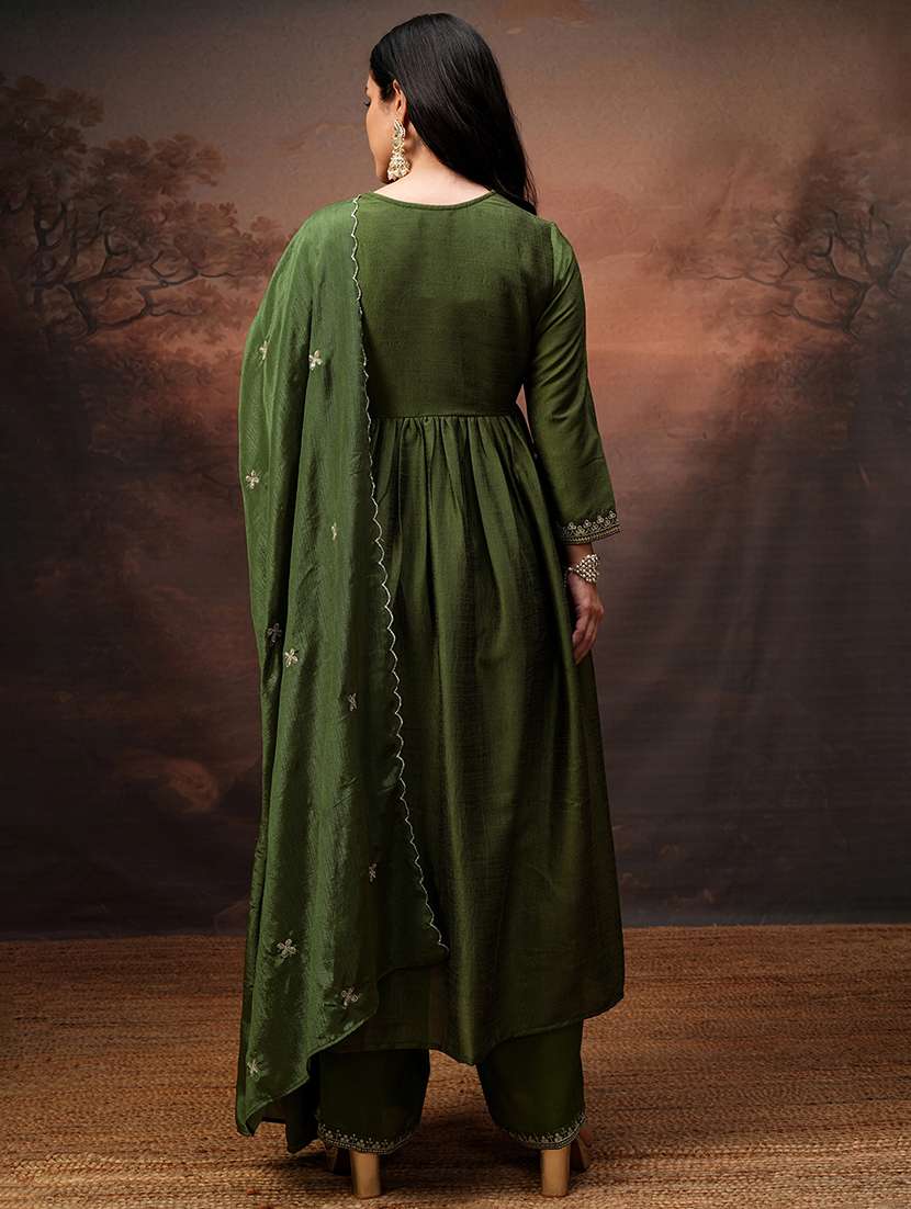 women purple kurta palazzo set set - 22471438 -  Standard Image - 4