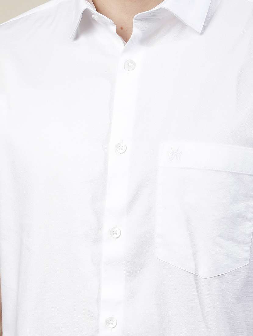 men solid short sleeve slim fit casual shirt - 22471607 -  Standard Image - 1