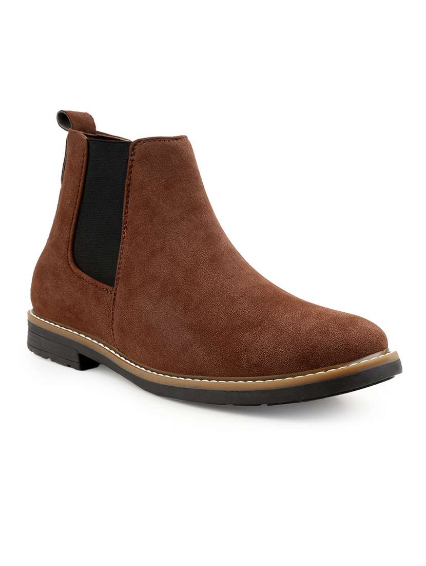 men brown high ankle boot - 22471619 -  Standard Image - 1