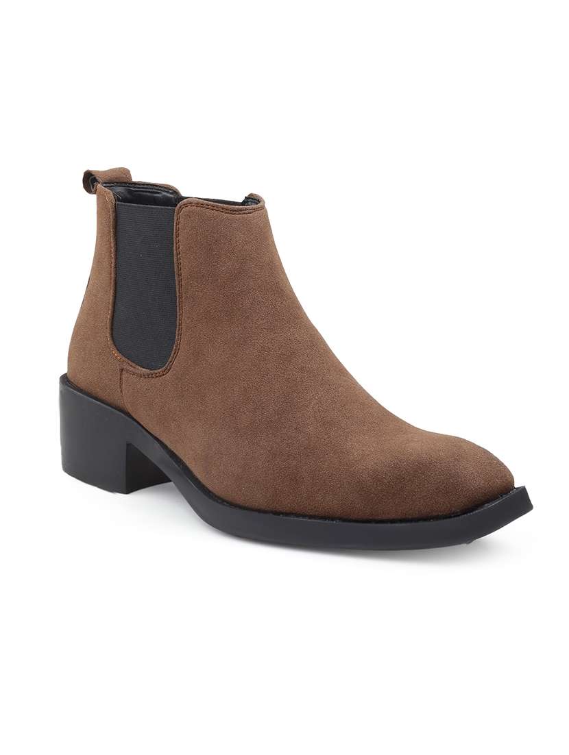 men brown high ankle boot - 22471621 -  Standard Image - 1