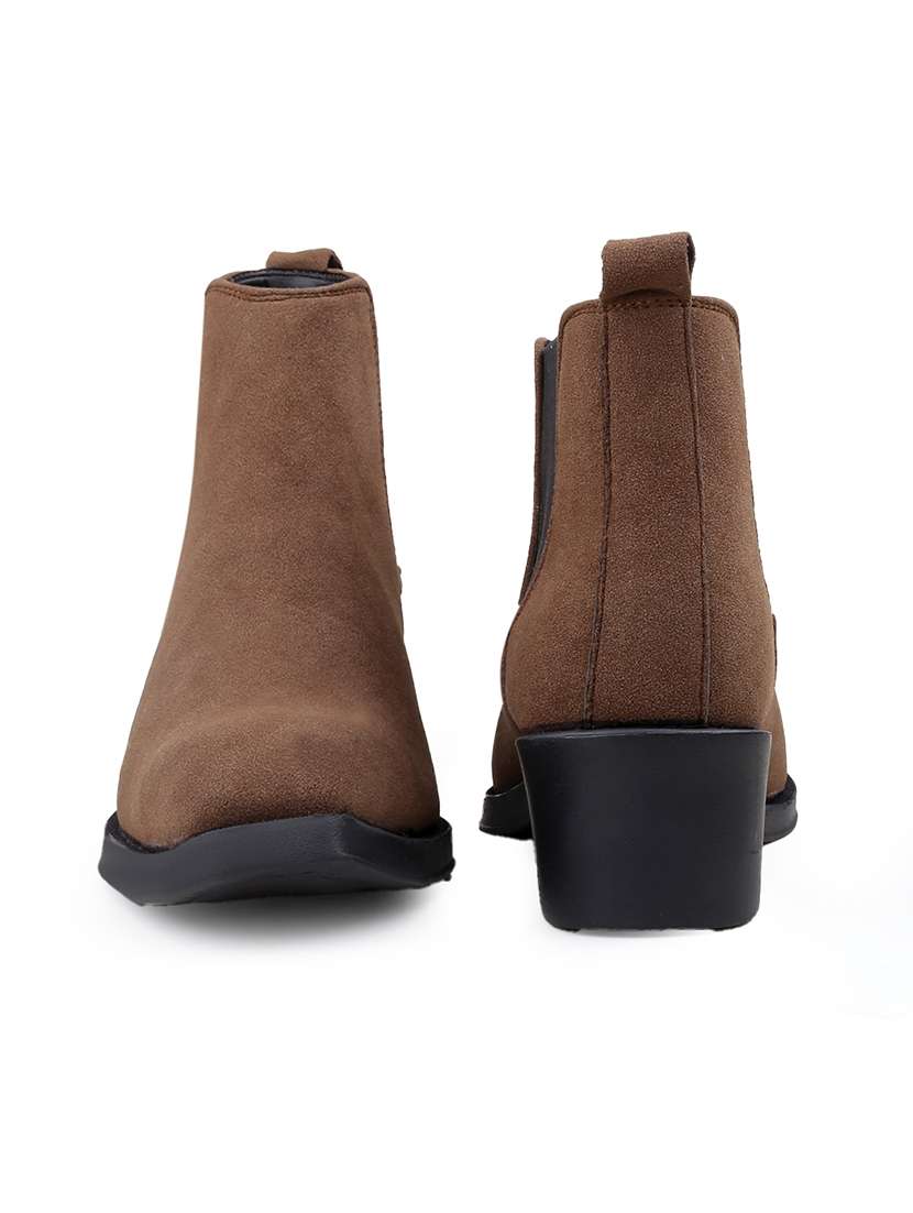 men brown high ankle boot - 22471621 -  Standard Image - 4