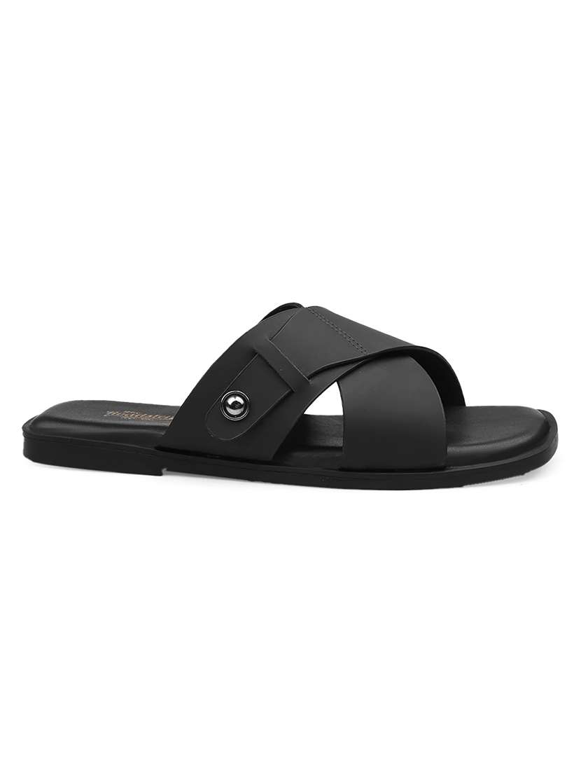 men solid slip on sandal - 22471626 -  Standard Image - 1