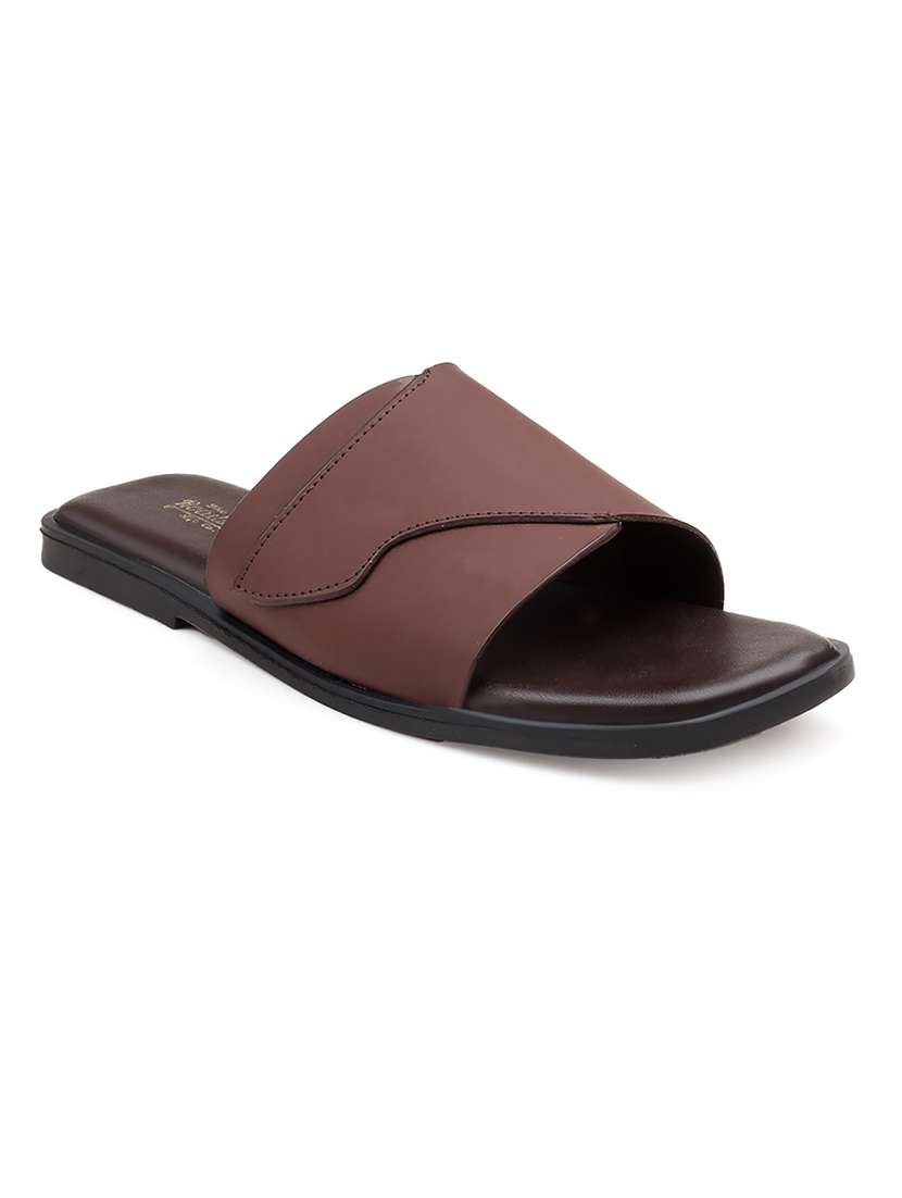 men solid slip on sandal - 22471627 -  Standard Image - 1