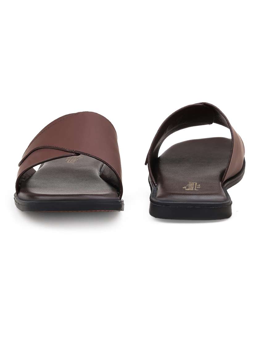men solid slip on sandal - 22471627 -  Standard Image - 4