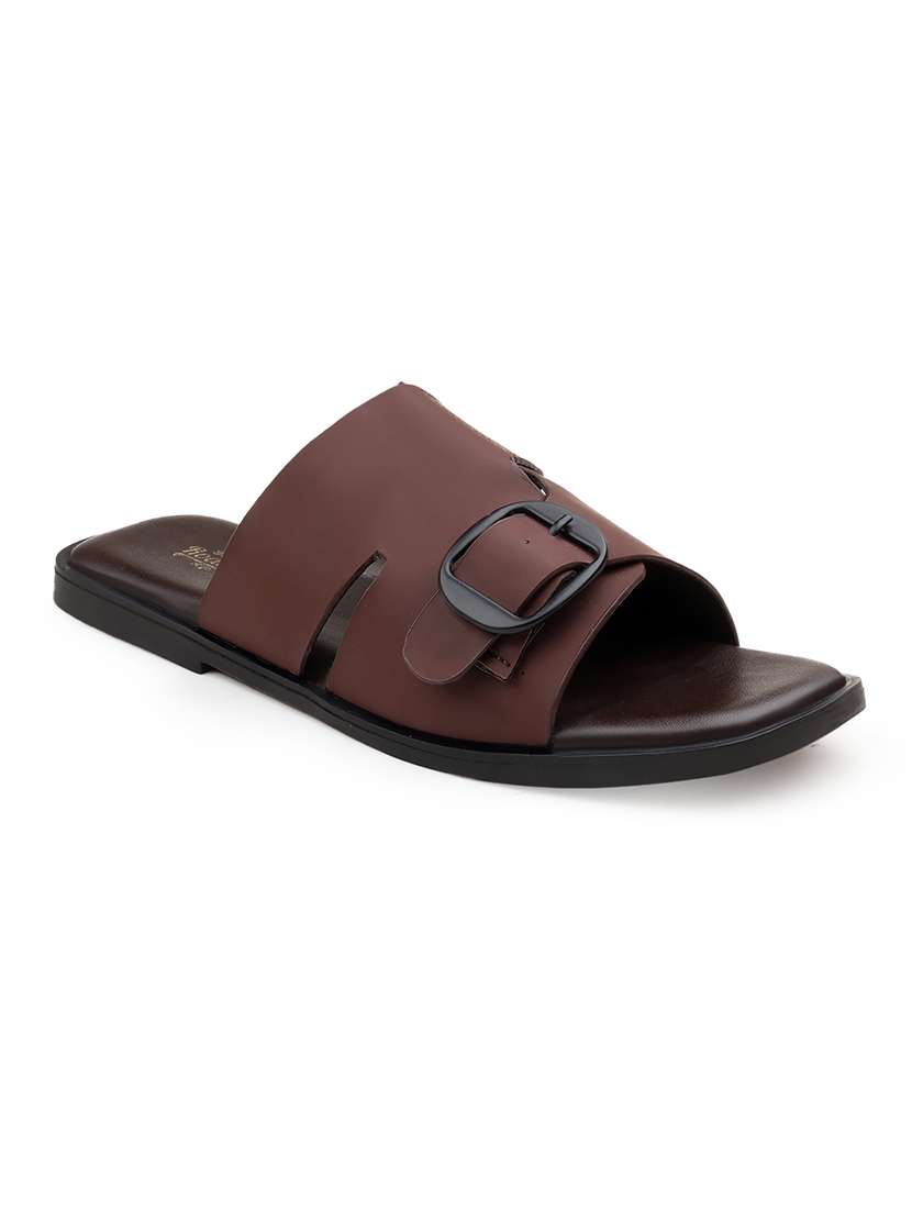 men solid slip on sandal - 22471629 -  Standard Image - 1