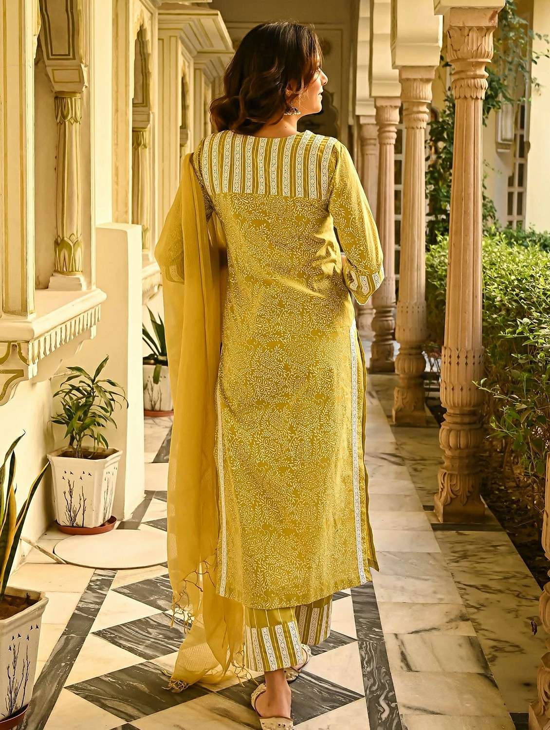 women yellow suit set - 22471653 -  Standard Image - 4