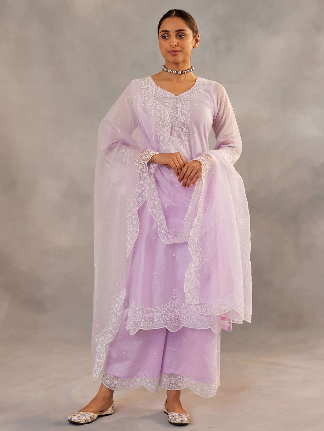 women lavender suit set