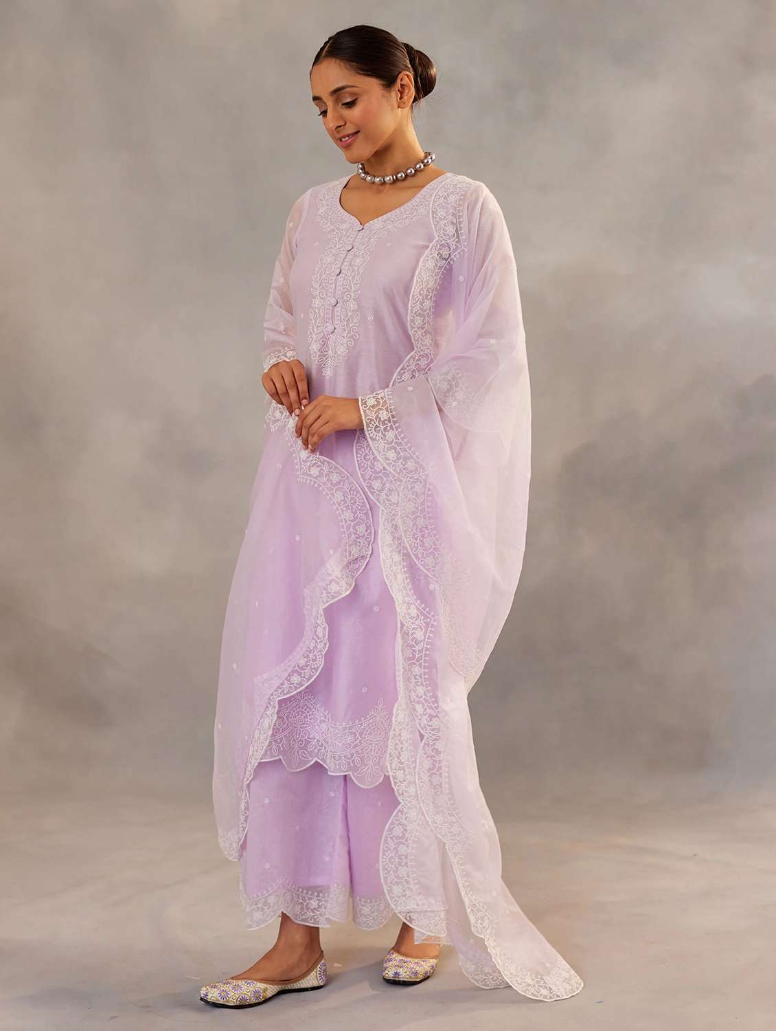 women lavender suit set - 22471759 -  Standard Image - 1