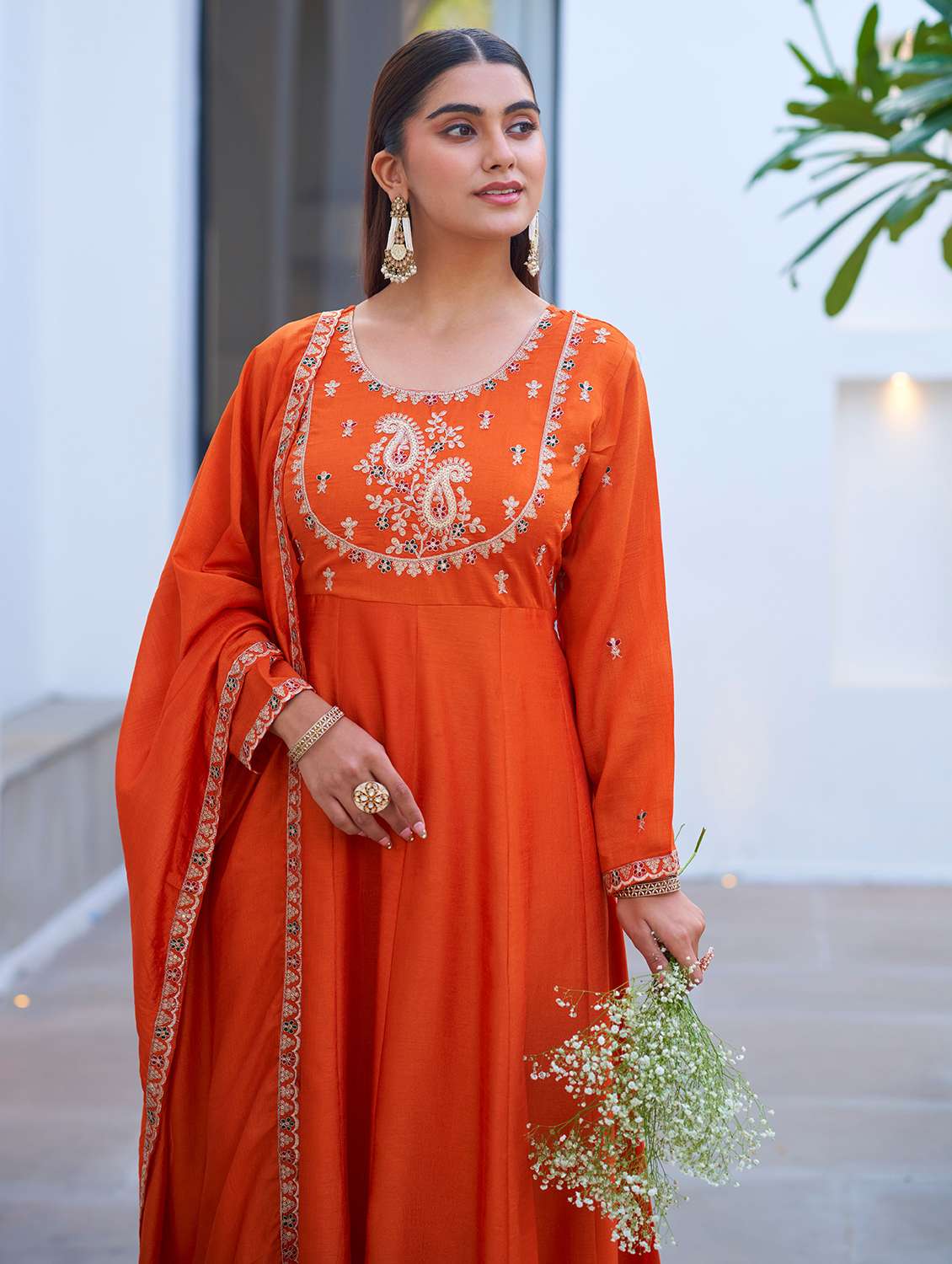 women rust suit set - 22471772 -  Standard Image - 1