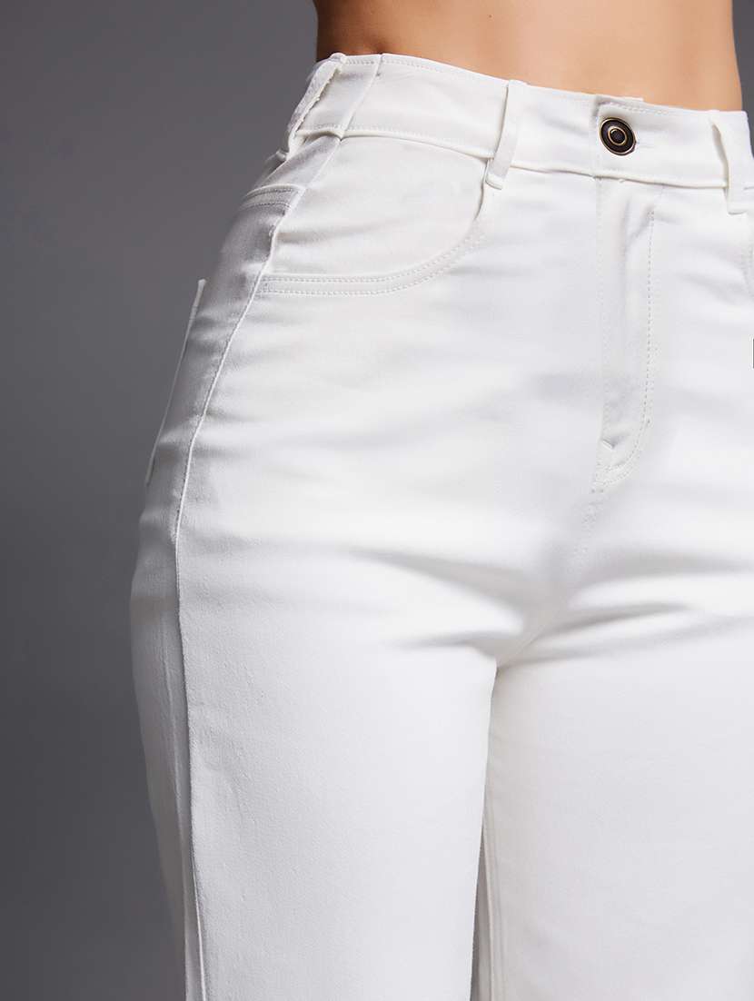 women white denim jean - 22472502 -  Standard Image - 1