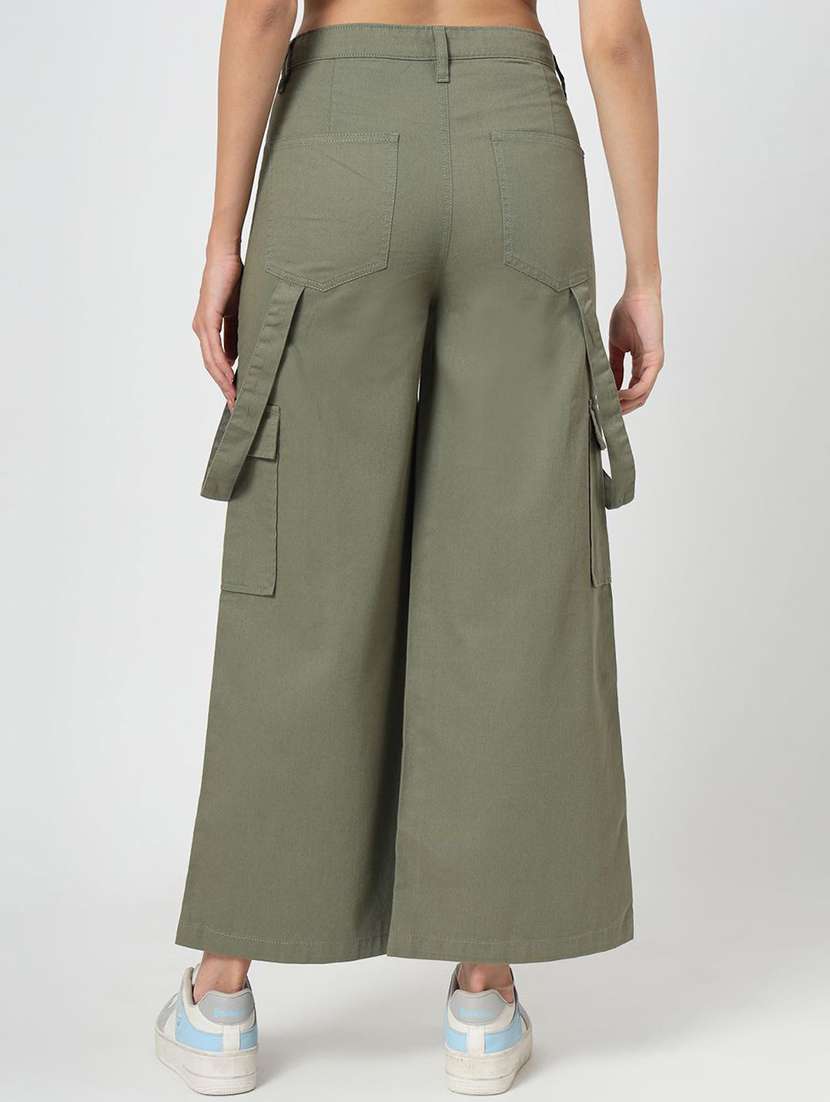 women green cotton cargo - 22472543 -  Standard Image - 4