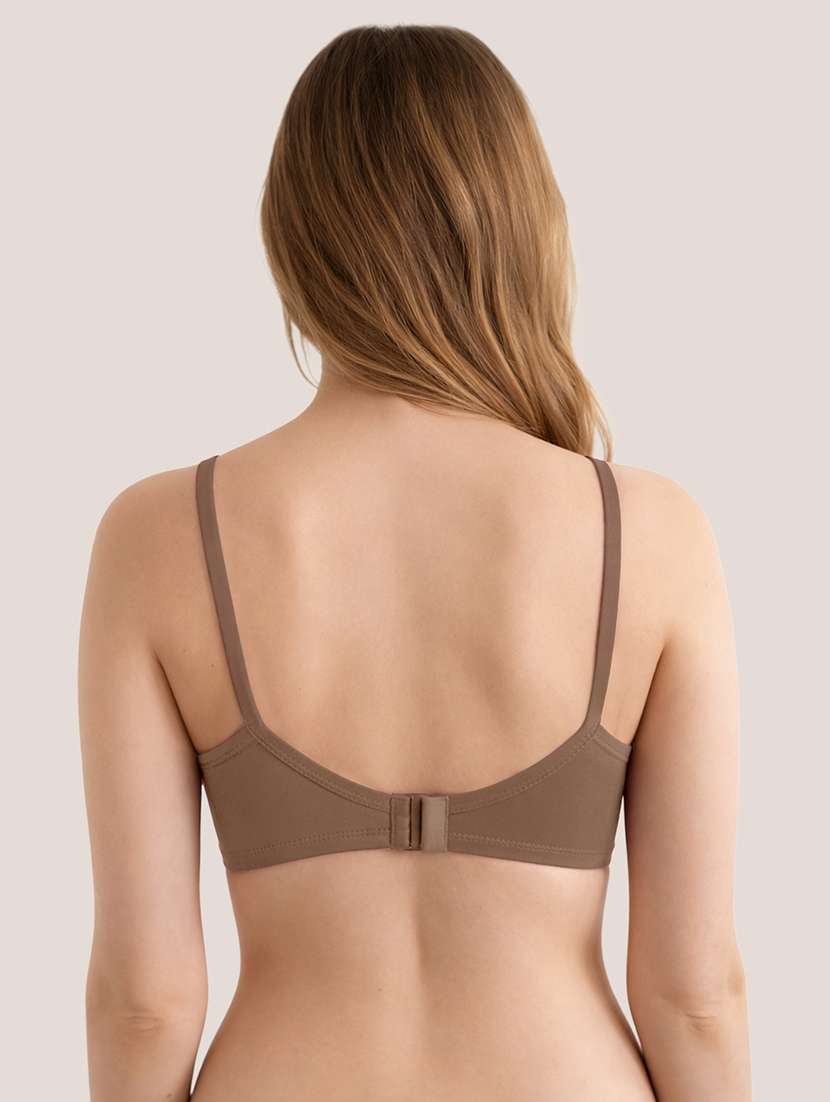 women multi colored solid  nylon regular bra - 22472562 -  Standard Image - 4