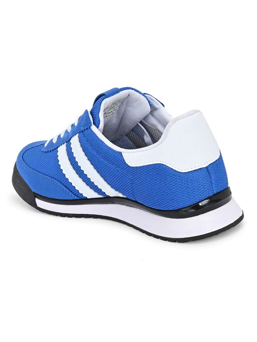 men blue lace up sneaker - 22472850 -  Standard Image - 4