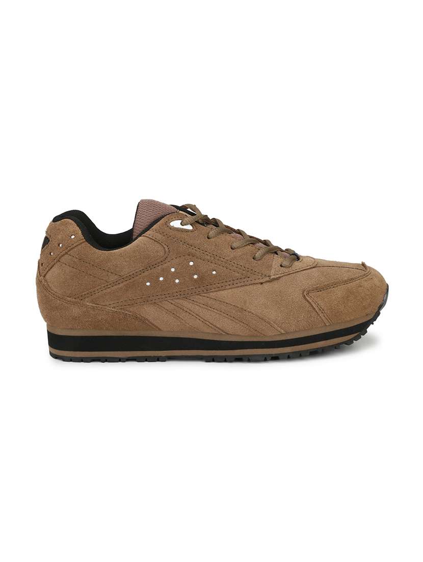 Men Solid Brown Lace Up Shoe - 22472862 -  Standard Image - 1