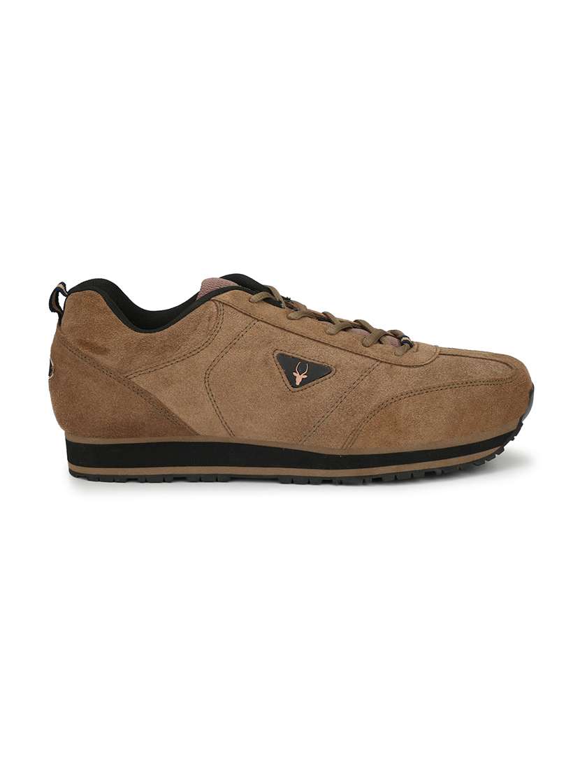 Men Solid Brown Lace Up Shoe - 22472863 -  Standard Image - 1